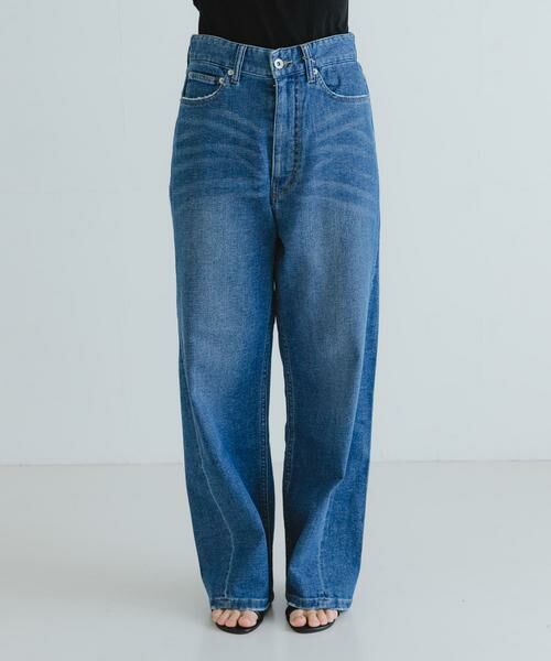 URBAN RESEARCH / アーバンリサーチ デニムパンツ | 『3サイズ展開』綿麻デニムワイドストレートパンツ | 詳細22
