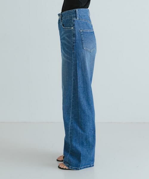 URBAN RESEARCH / アーバンリサーチ デニムパンツ | 『3サイズ展開』綿麻デニムワイドストレートパンツ | 詳細24