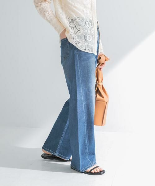 URBAN RESEARCH / アーバンリサーチ デニムパンツ | 『3サイズ展開』綿麻デニムワイドストレートパンツ | 詳細9