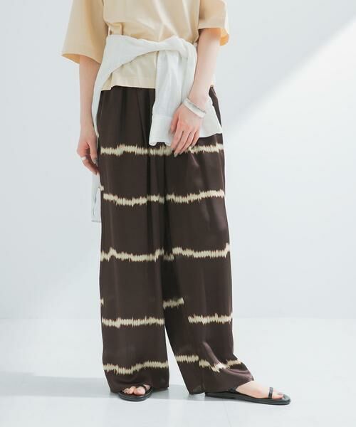 URBAN RESEARCH / アーバンリサーチ その他パンツ | 『2サイズ展開』シルクミックスボーダープリントパンツ | 詳細1