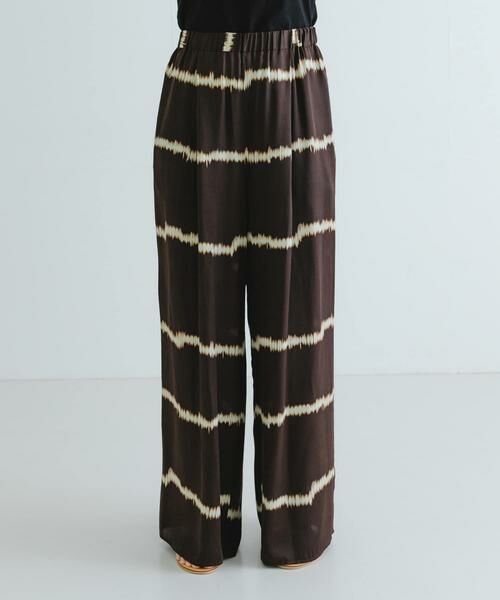 URBAN RESEARCH / アーバンリサーチ その他パンツ | 『2サイズ展開』シルクミックスボーダープリントパンツ | 詳細15