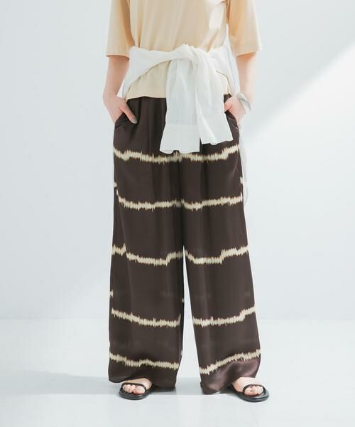 URBAN RESEARCH / アーバンリサーチ その他パンツ | 『2サイズ展開』シルクミックスボーダープリントパンツ | 詳細2