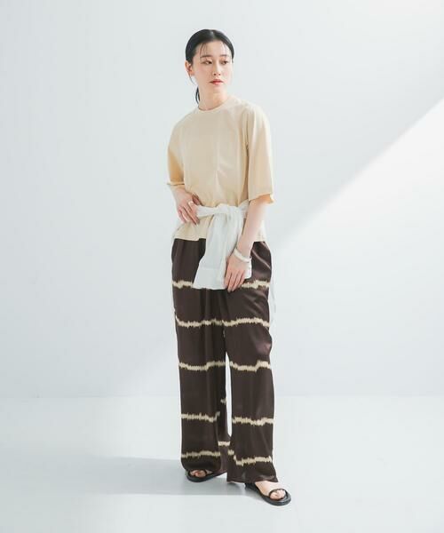 URBAN RESEARCH / アーバンリサーチ その他パンツ | 『2サイズ展開』シルクミックスボーダープリントパンツ | 詳細6