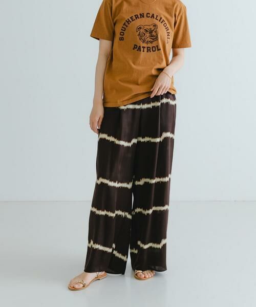 URBAN RESEARCH / アーバンリサーチ その他パンツ | 『2サイズ展開』シルクミックスボーダープリントパンツ | 詳細7