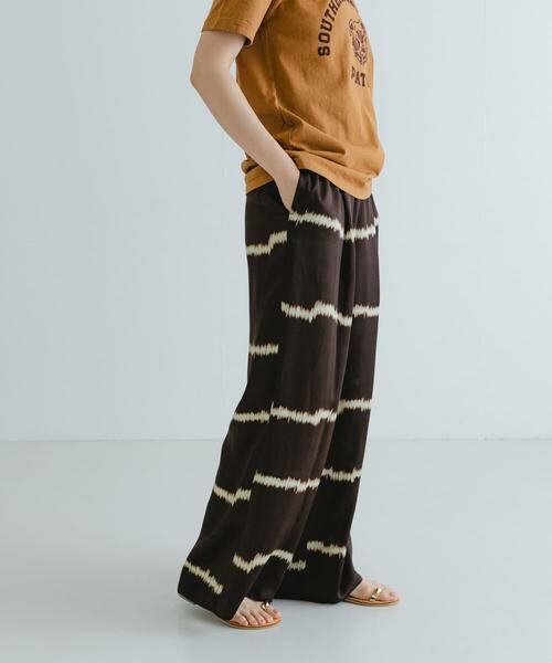 URBAN RESEARCH / アーバンリサーチ その他パンツ | 『2サイズ展開』シルクミックスボーダープリントパンツ | 詳細8