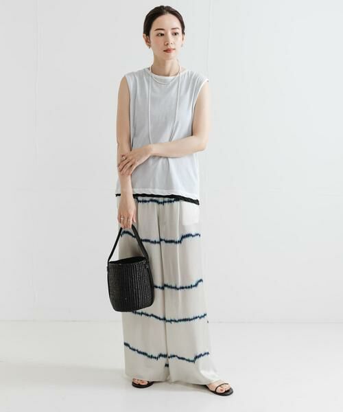 URBAN RESEARCH / アーバンリサーチ その他パンツ | 『2サイズ展開』シルクミックスボーダープリントパンツ | 詳細28