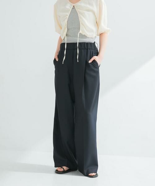 URBAN RESEARCH / アーバンリサーチ その他パンツ | 『イージーケア』ワイドギャザースラックス | 詳細4