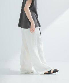 URBAN RESEARCH / アーバンリサーチ その他パンツ | 『3サイズ展開』new basic　リネンイージーワイドスラックス