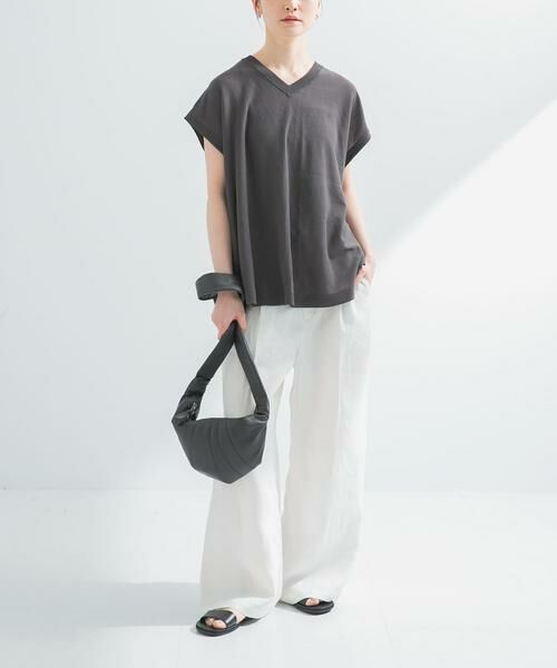 URBAN RESEARCH / アーバンリサーチ その他パンツ | 『3サイズ展開』new basic　リネンイージーワイドスラックス | 詳細6