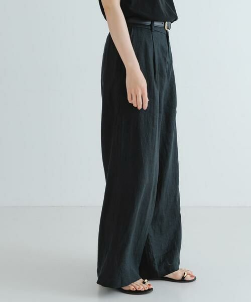 URBAN RESEARCH / アーバンリサーチ その他パンツ | 『3サイズ展開』new basic　リネンイージーワイドスラックス | 詳細11