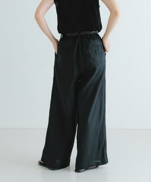 URBAN RESEARCH / アーバンリサーチ その他パンツ | 『3サイズ展開』new basic　リネンイージーワイドスラックス | 詳細12