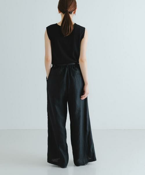 URBAN RESEARCH / アーバンリサーチ その他パンツ | 『3サイズ展開』new basic　リネンイージーワイドスラックス | 詳細15