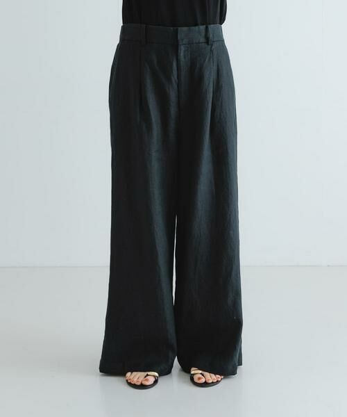 URBAN RESEARCH / アーバンリサーチ その他パンツ | 『3サイズ展開』new basic　リネンイージーワイドスラックス | 詳細18