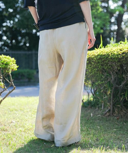 URBAN RESEARCH / アーバンリサーチ その他パンツ | 『3サイズ展開』new basic　リネンイージーワイドスラックス | 詳細24