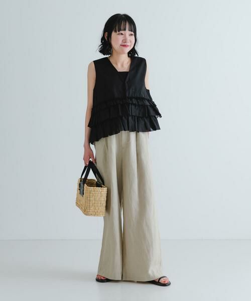 URBAN RESEARCH / アーバンリサーチ その他パンツ | 『3サイズ展開』new basic　リネンイージーワイドスラックス | 詳細29