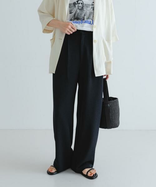 URBAN RESEARCH / アーバンリサーチ その他パンツ | 『3サイズ展開』『MADE IN JAPAN』カットジョーゼットイージースラックス | 詳細1