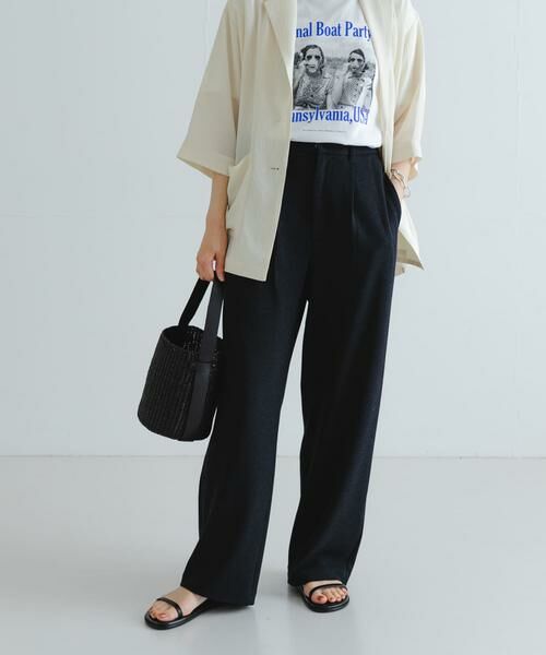 URBAN RESEARCH / アーバンリサーチ その他パンツ | 『3サイズ展開』『MADE IN JAPAN』カットジョーゼットイージースラックス | 詳細2