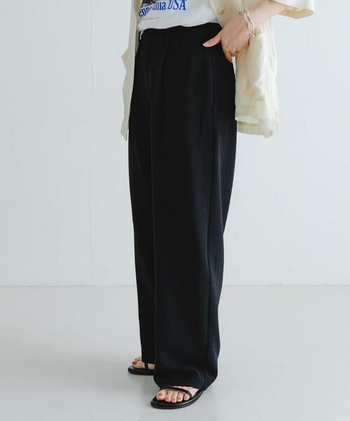 URBAN RESEARCH / アーバンリサーチ その他パンツ | 『3サイズ展開』『MADE IN JAPAN』カットジョーゼットイージースラックス | 詳細3