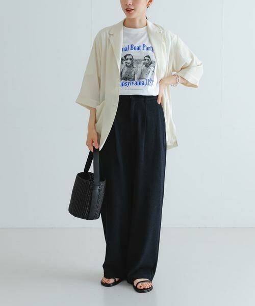 URBAN RESEARCH / アーバンリサーチ その他パンツ | 『3サイズ展開』『MADE IN JAPAN』カットジョーゼットイージースラックス | 詳細6