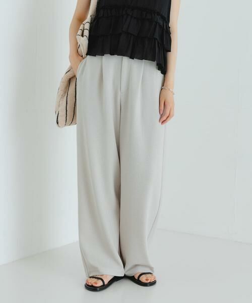 URBAN RESEARCH / アーバンリサーチ その他パンツ | 『3サイズ展開』『MADE IN JAPAN』カットジョーゼットイージースラックス | 詳細23