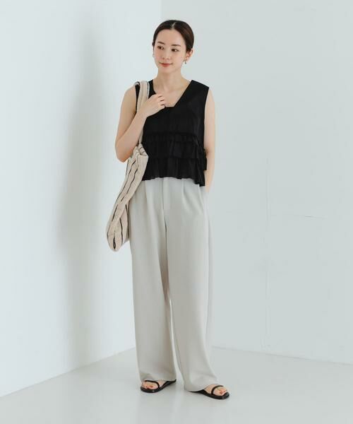 URBAN RESEARCH / アーバンリサーチ その他パンツ | 『3サイズ展開』『MADE IN JAPAN』カットジョーゼットイージースラックス | 詳細29