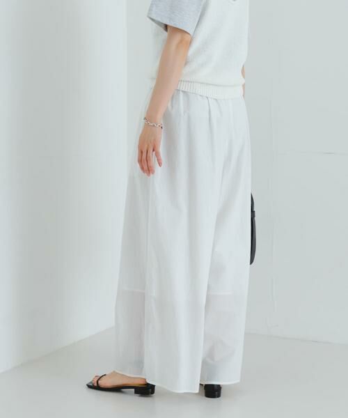 URBAN RESEARCH / アーバンリサーチ その他パンツ | コットンギャザーワイドパンツ | 詳細1