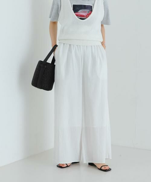 URBAN RESEARCH / アーバンリサーチ その他パンツ | コットンギャザーワイドパンツ | 詳細2