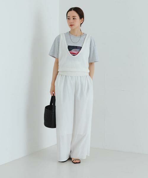 URBAN RESEARCH / アーバンリサーチ その他パンツ | コットンギャザーワイドパンツ | 詳細6