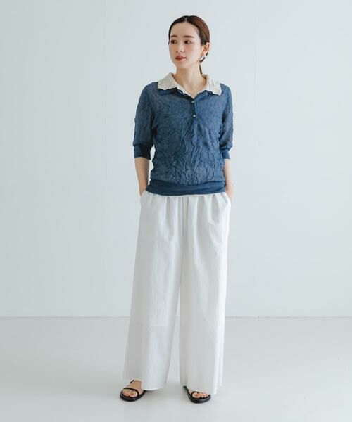 URBAN RESEARCH / アーバンリサーチ その他パンツ | コットンギャザーワイドパンツ | 詳細7