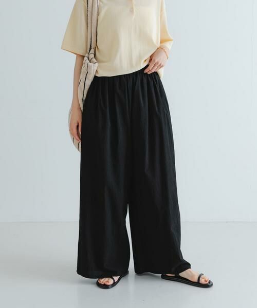 URBAN RESEARCH / アーバンリサーチ その他パンツ | コットンギャザーワイドパンツ | 詳細15