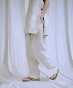 URBAN RESEARCH / アーバンリサーチ その他パンツ | 『3サイズ展開』new basic　リネンハイウエストパンツ