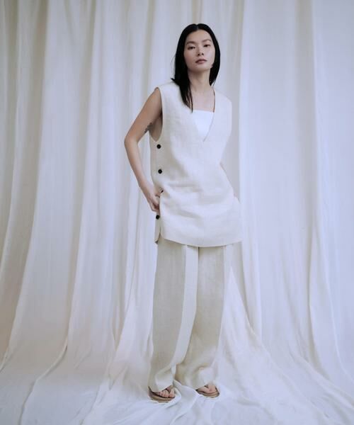 URBAN RESEARCH / アーバンリサーチ その他パンツ | 『3サイズ展開』new basic　リネンハイウエストパンツ | 詳細19