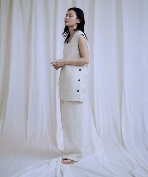 URBAN RESEARCH / アーバンリサーチ その他パンツ | 『3サイズ展開』new basic　リネンハイウエストパンツ | 詳細20