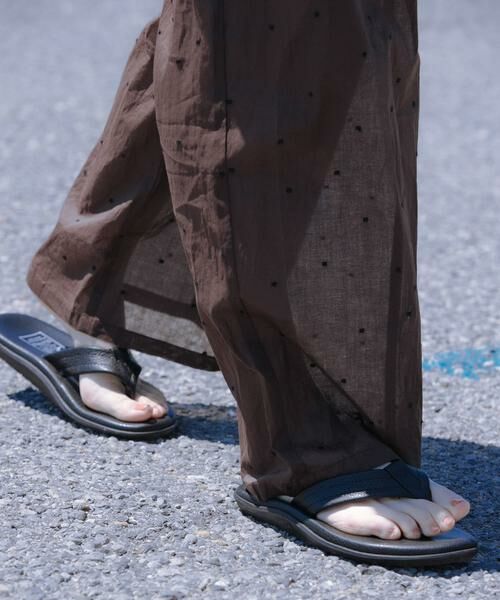 URBAN RESEARCH / アーバンリサーチ その他パンツ | new basic　オーガンジードットイージーパンツ | 詳細1