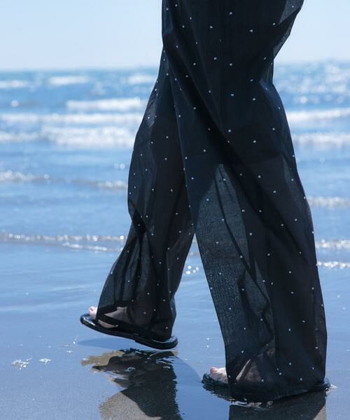 URBAN RESEARCH / アーバンリサーチ その他パンツ | new basic　オーガンジードットイージーパンツ | 詳細10