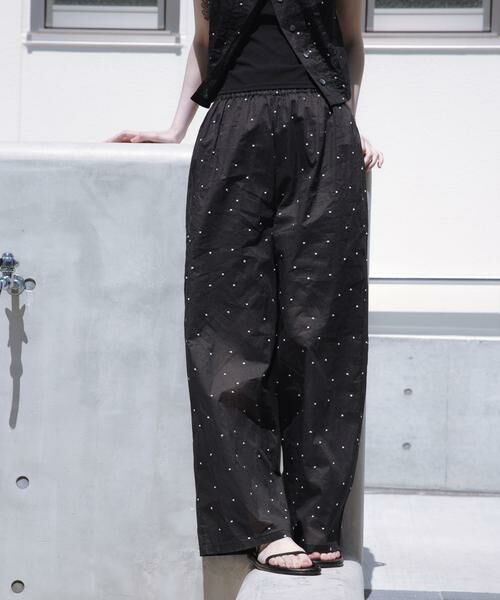 URBAN RESEARCH / アーバンリサーチ その他パンツ | new basic　オーガンジードットイージーパンツ | 詳細11