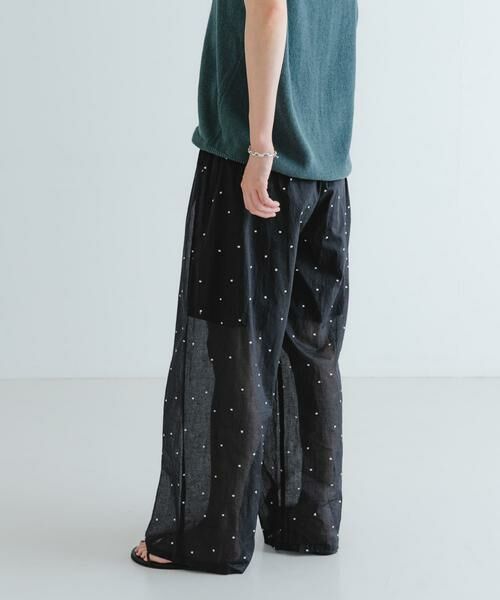 URBAN RESEARCH / アーバンリサーチ その他パンツ | new basic　オーガンジードットイージーパンツ | 詳細14