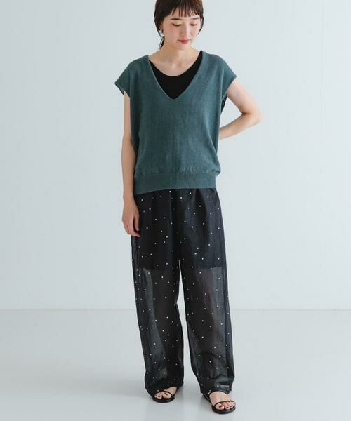 URBAN RESEARCH / アーバンリサーチ その他パンツ | new basic　オーガンジードットイージーパンツ | 詳細15