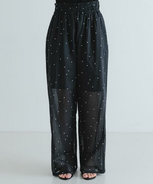 URBAN RESEARCH / アーバンリサーチ その他パンツ | new basic　オーガンジードットイージーパンツ | 詳細16