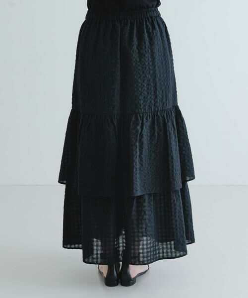 URBAN RESEARCH / アーバンリサーチ スカート | サッカーティアードロングスカート | 詳細10
