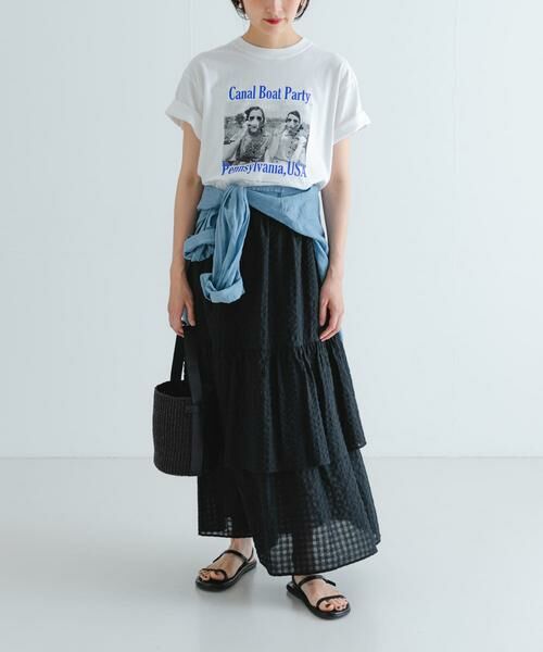 URBAN RESEARCH / アーバンリサーチ スカート | サッカーティアードロングスカート | 詳細2
