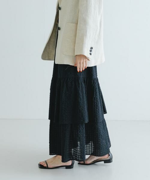 URBAN RESEARCH / アーバンリサーチ スカート | サッカーティアードロングスカート | 詳細5
