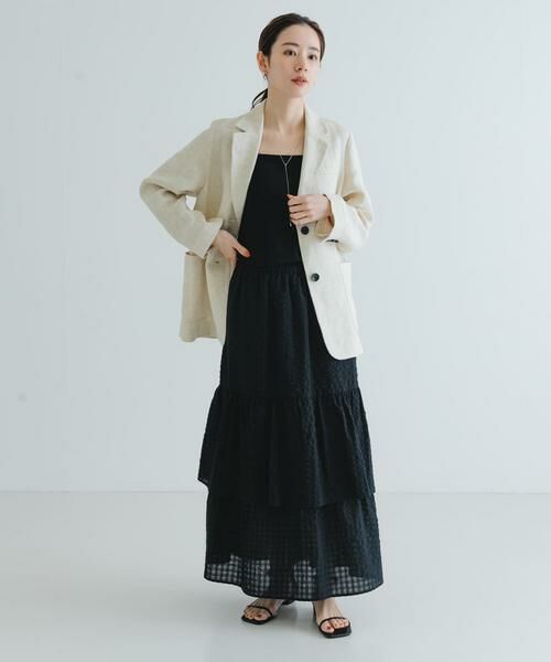 URBAN RESEARCH / アーバンリサーチ スカート | サッカーティアードロングスカート | 詳細7