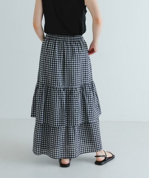 URBAN RESEARCH / アーバンリサーチ スカート | サッカーティアードロングスカート | 詳細16