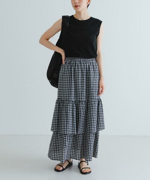 URBAN RESEARCH / アーバンリサーチ スカート | サッカーティアードロングスカート | 詳細17
