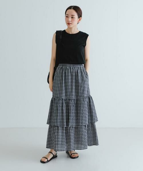 URBAN RESEARCH / アーバンリサーチ スカート | サッカーティアードロングスカート | 詳細18