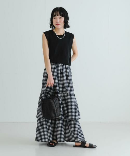 URBAN RESEARCH / アーバンリサーチ スカート | サッカーティアードロングスカート | 詳細19