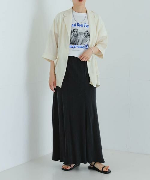 URBAN RESEARCH / アーバンリサーチ スカート | 『MADE IN JAPAN』キュプラフィブリルロングスカート | 詳細11