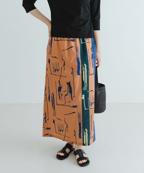 URBAN RESEARCH / アーバンリサーチ スカート | 『2サイズ展開』アートプリントストレートスカート | 詳細1