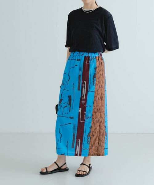 URBAN RESEARCH / アーバンリサーチ スカート | 『2サイズ展開』アートプリントストレートスカート | 詳細13